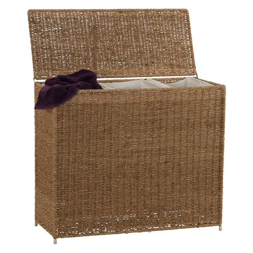 Household Essentials Wicker ML-5445 Laundry Sorter Hamper - Image 5