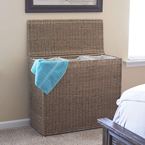 Household Essentials Wicker ML-5445 Laundry Sorter Hamper - Image 2