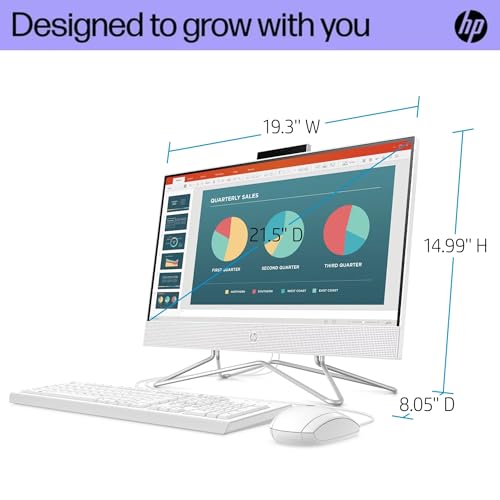 HP 21.5 Inch All-in-One Desktop PC, 32GB RAM - Image 4