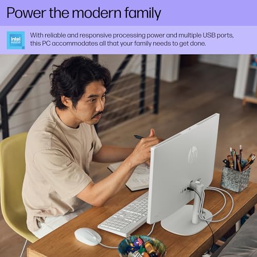 HP 22-Inch All-in-One Desktop PC, 22-dg0012 - Image 3