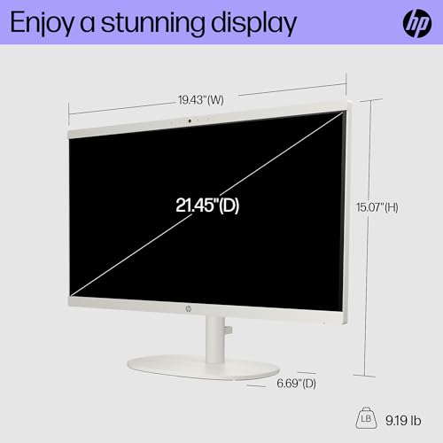 HP 22-Inch All-in-One Desktop PC, 22-dg0012 - Image 5
