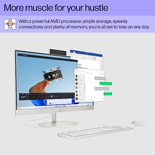 HP 23.8 Inch All-in-One Desktop, 24-cr0010 - Image 3