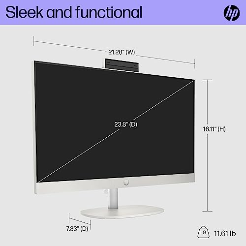HP 23.8 Inch All-in-One Desktop, 24-cr0010 - Image 5