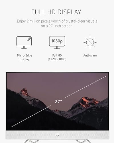 HP 27" All-in-One Desktop, AMD Ryzen 7 - Image 4