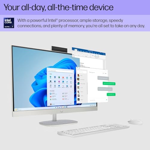 HP 27" FHD Touchscreen Desktop, Intel Ultra 7 - Image 3