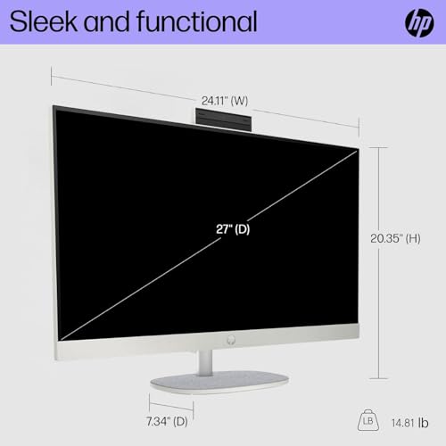HP 27" FHD Touchscreen Desktop, Intel Ultra 7 - Image 5