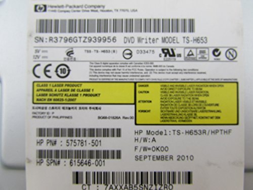 HP 615646-001 TS-H653 DVD RW DL Writer - Image 3