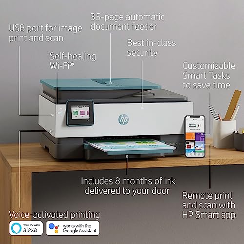 HP OfficeJet Pro 8035 Wireless Printer - Oasis (3UC66A) - Image 2