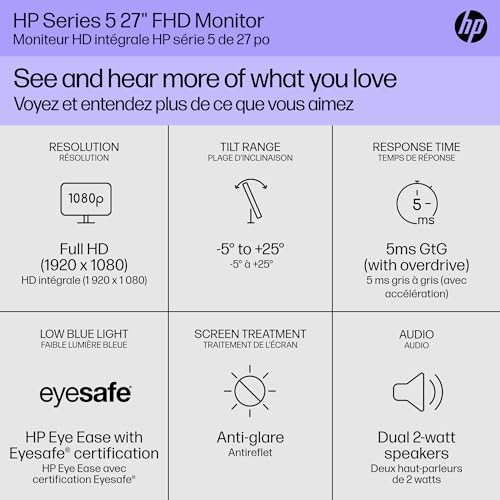 HP Series 5 27 Inch FHD Monitor 527sa - Image 4