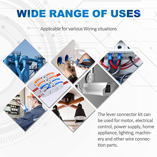 HTCELLE 60-Piece Quick Connect Electrical Splicing Kit - Image 5