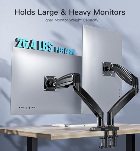 HUANUO Dual Monitor Arm For 13-35 Inch Screens - Image 3