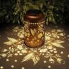 Tepaken Hummingbird Solar Lanterns Outdoor Decor