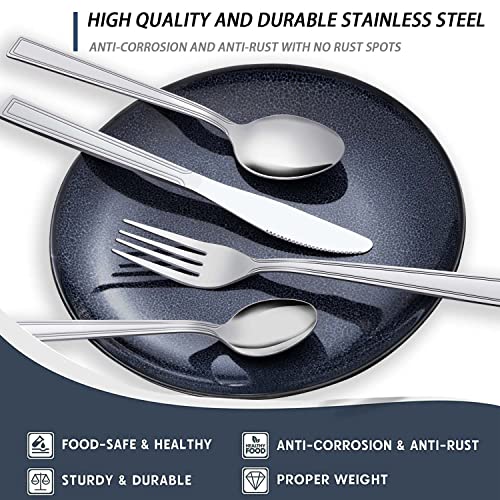 hunnycook 60-Piece Stainless Steel Silverware Set - Image 3