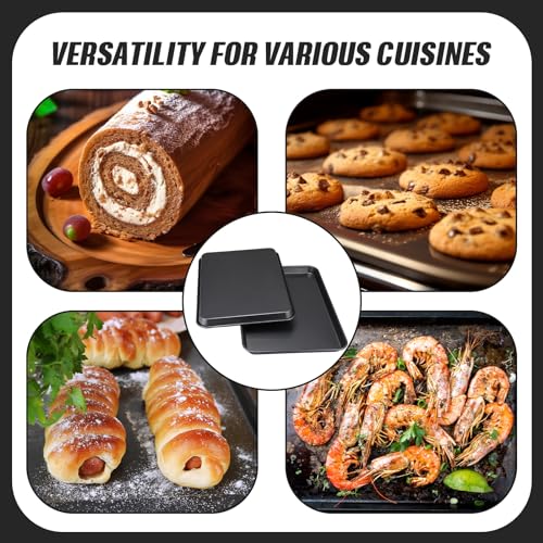 Hushee Baking Sheet Nonstick Bakeware Set, Dark Gray - Image 5