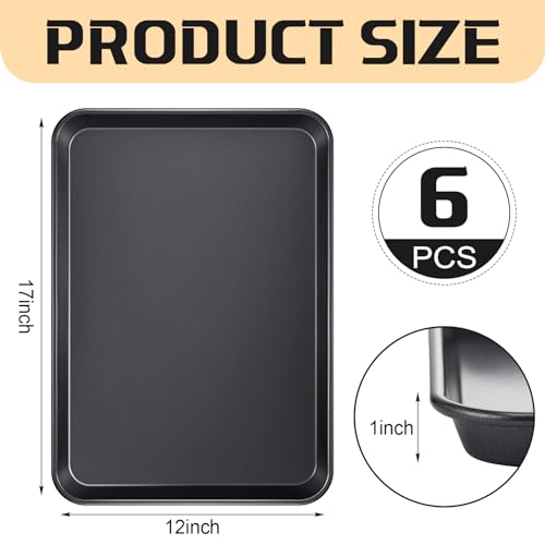 Hushee Baking Sheet Nonstick Bakeware Set, Dark Gray - Image 2
