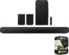 Amazon Renewed HW-Q990D Q-Series 11.1.4 Ch. Wireless Dolby Soundbar Bundle