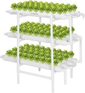VIVOSUN Hydroponics Growing System, 108 Plant Sites