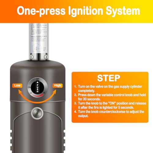 hykolity 13,000 BTU Propane Patio Heater - Image 2