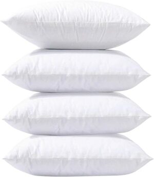 Phantoscope Hypoallergenic Microfiber Throw Pillow Inserts 18×18 Inch