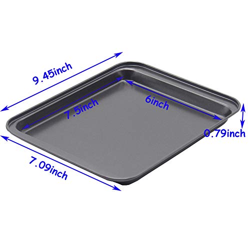 HYTK Small Nonstick Baking Sheets 9.45 X 7.09 Inch - Image 2