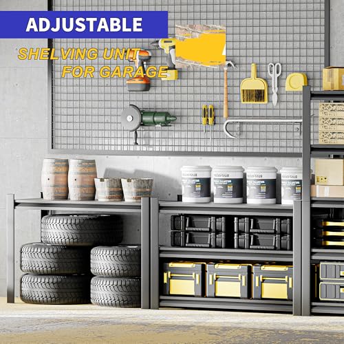 Hzdbhd Heavy Duty Adjustable Garage Storage Shelves - Image 4