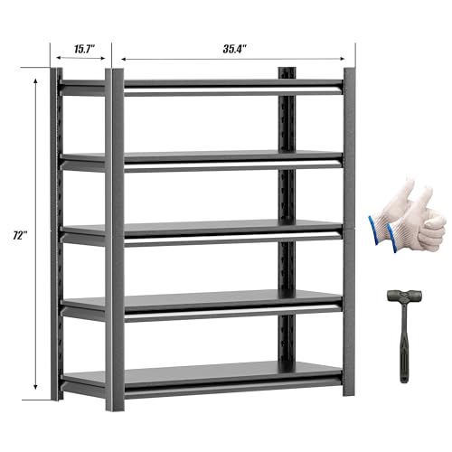 Hzdbhd Heavy Duty Adjustable Garage Storage Shelves - Image 2