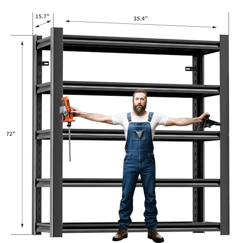 Hzdbhd Thickened Heavy Duty Garage Storage Shelves - Image 2