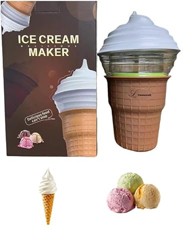 Hemandi Ice Cream Maker, 450ml Family Capacity