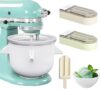 Aligat Ice Cream Maker Attachment, 2 Quart Bowl