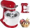 Kltchonald Ice Cream Maker Attachment For Kitchenaid Mixer