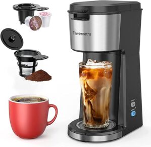 Famiworths Iced Coffee Maker, Hot And Cold