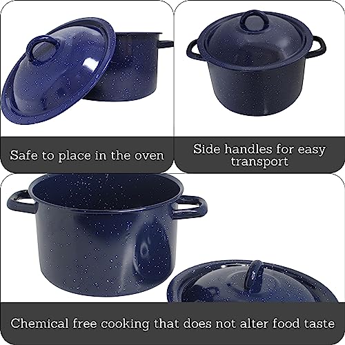 Imusa Speckled Enamel Stock Pot, C20666-1062810W - Image 2
