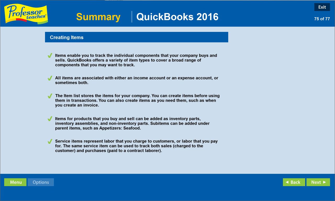 Individual Software QuickBooks 2016 Tutorial Set Download - Image 2
