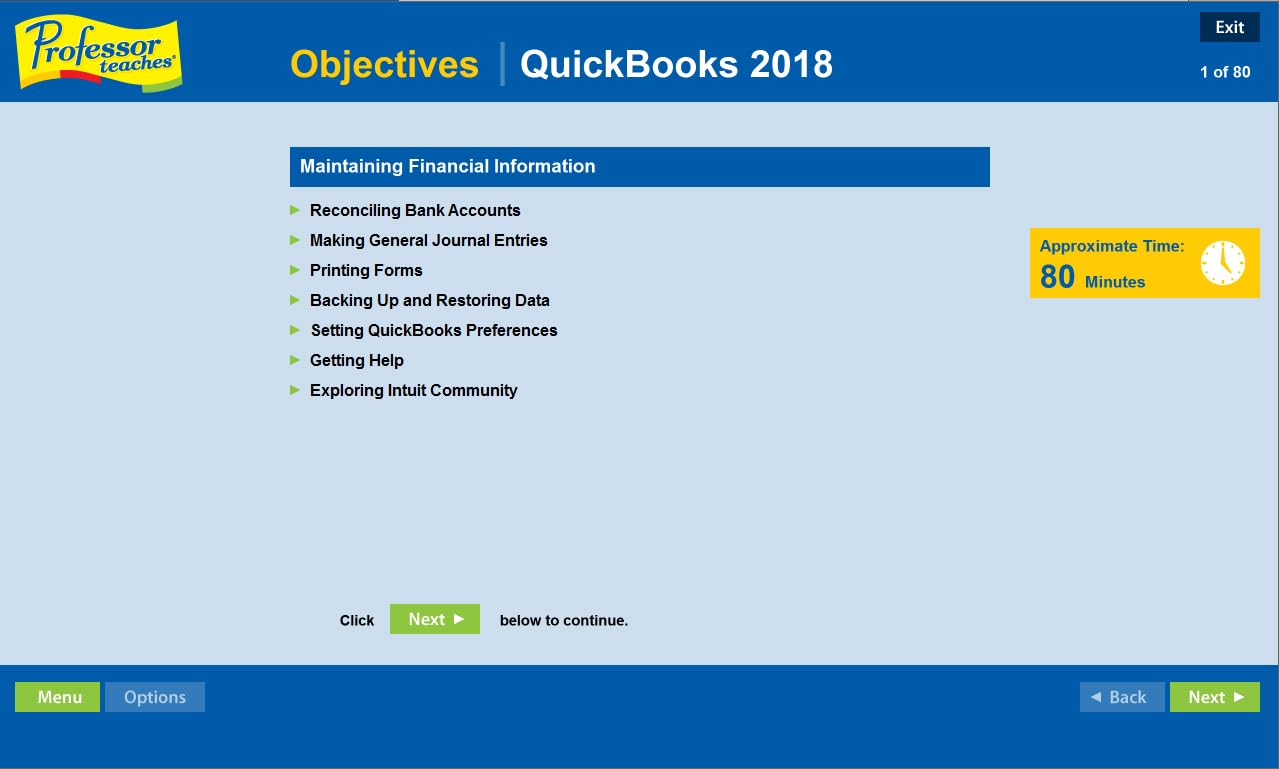 Individual Software QuickBooks 2018 Tutorial Set Download - Image 3