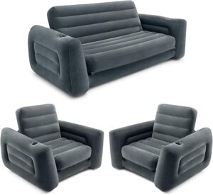 Intex Inflatable Furniture Set With Queen Air Bed