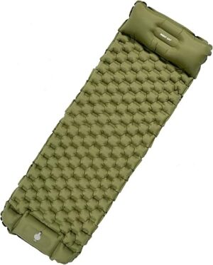Night Cat Inflatable Sleeping Pad With Pillow