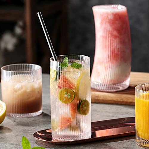 INSETLAN Vintage Origami Style Glass Cups Set - Image 4