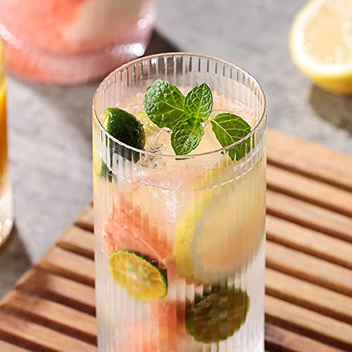 INSETLAN Vintage Origami Style Glass Cups Set - Image 5