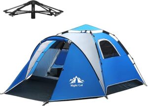 Night Cat Instant Popup Tent 2-3 Persons Waterproof