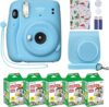 Fujifilm Instax Mini 11 Camera Sky Blue Bundle