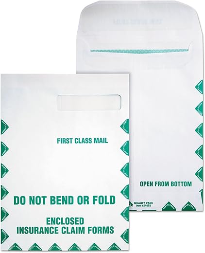 Quality Park Insurance Claim Envelope, Redi-Seal 54692