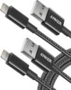 Anker iPhone Charger Cable, (2-Pack) 6ft, USB-A to Lightning