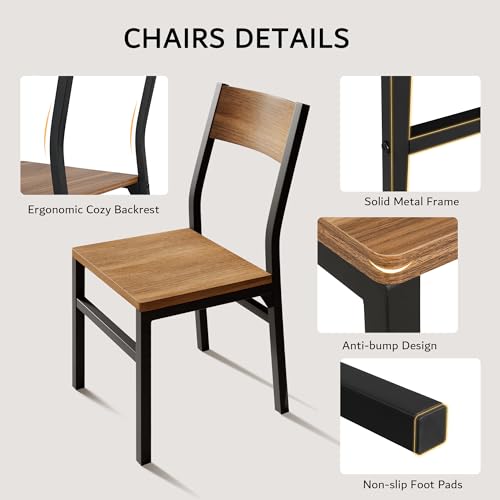 iPormis 7-Piece Extendable Dining Table Set - Image 4