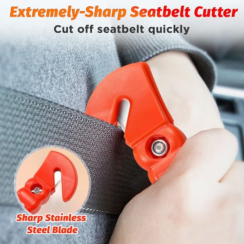 IPOW Car Window Breaker Seatbelt Cutter Tool - Image 3