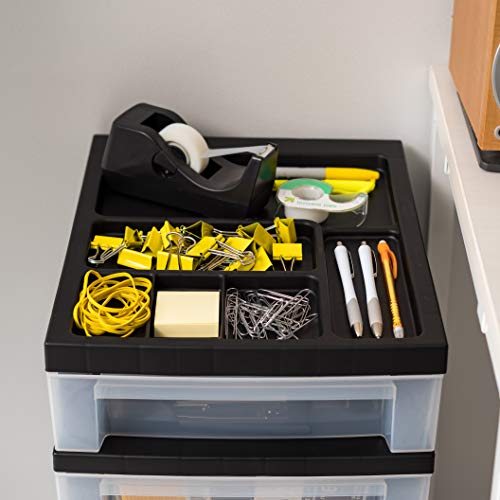 IRIS Plastic Drawer Storage Organizer Cart - Image 5