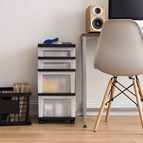 IRIS Plastic Drawer Storage Organizer Cart - Image 2