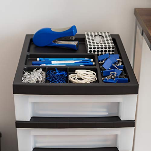 IRIS Plastic Drawer Storage Organizer Cart - Image 5