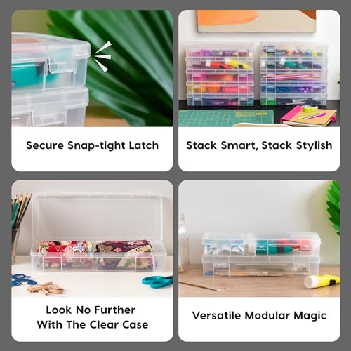 IRIS Plastic Pencil Case Box Organizer, 10-Pack - Image 4
