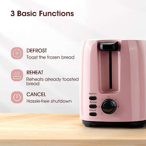 ISILER 2 Slice Toaster With 7 Shade Settings - Image 4