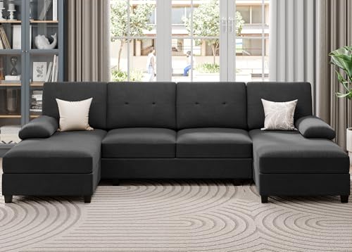 JAMFLY Sectional Sofa with Double Chaises - Image 3